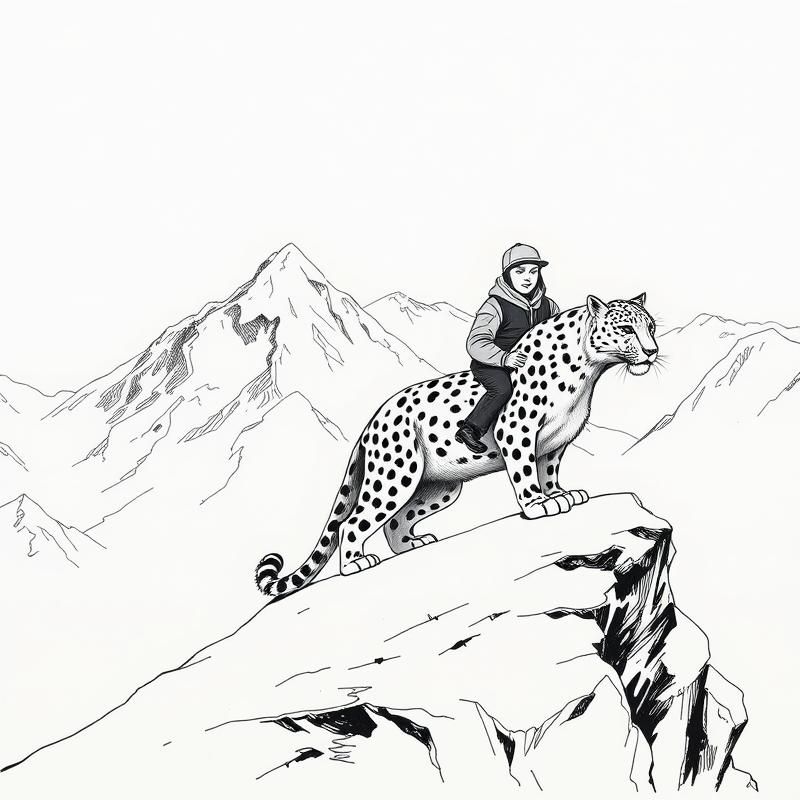 ink drawing style AI art