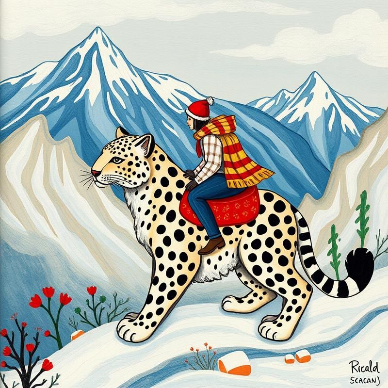 folk art style AI art