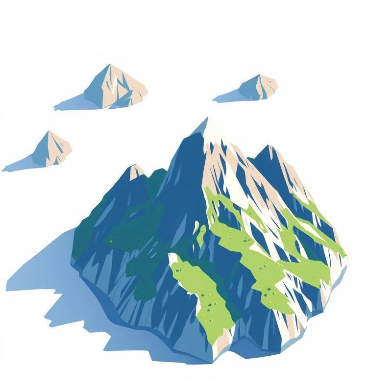 flat design style AI art