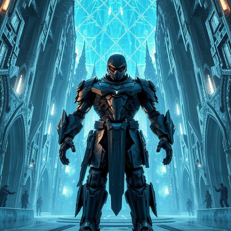 sci-fi art style AI art