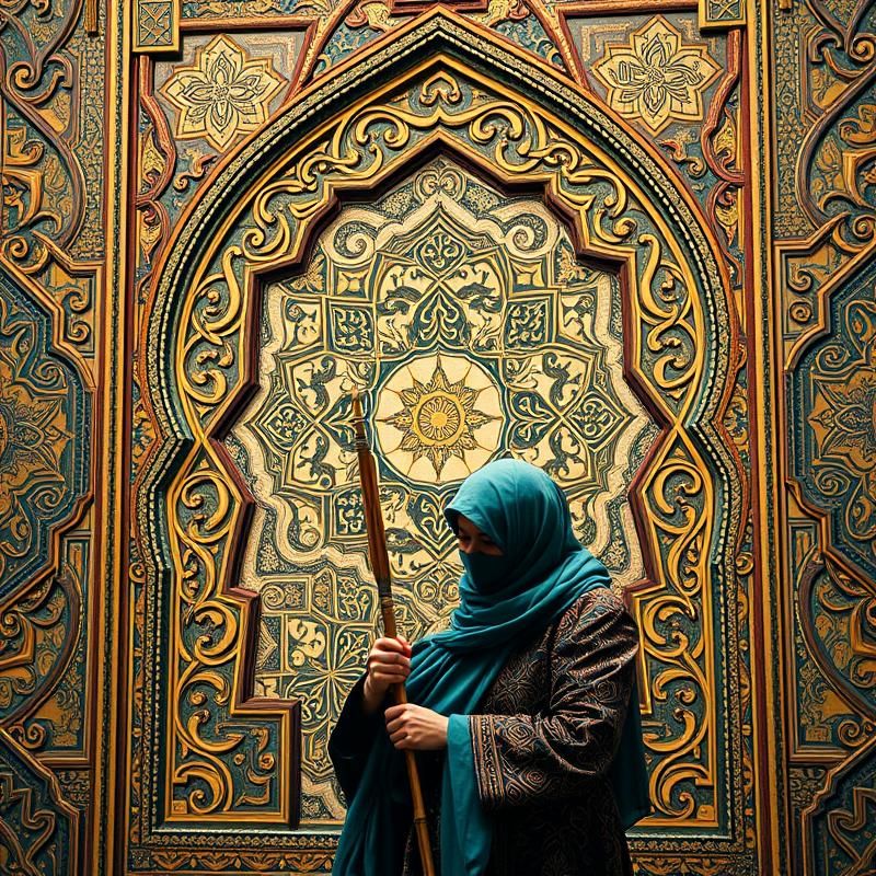 islamic art style AI art