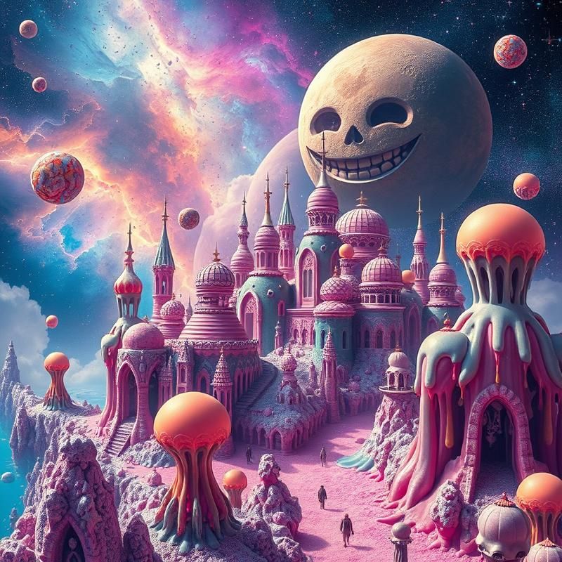 pop surrealism style AI art