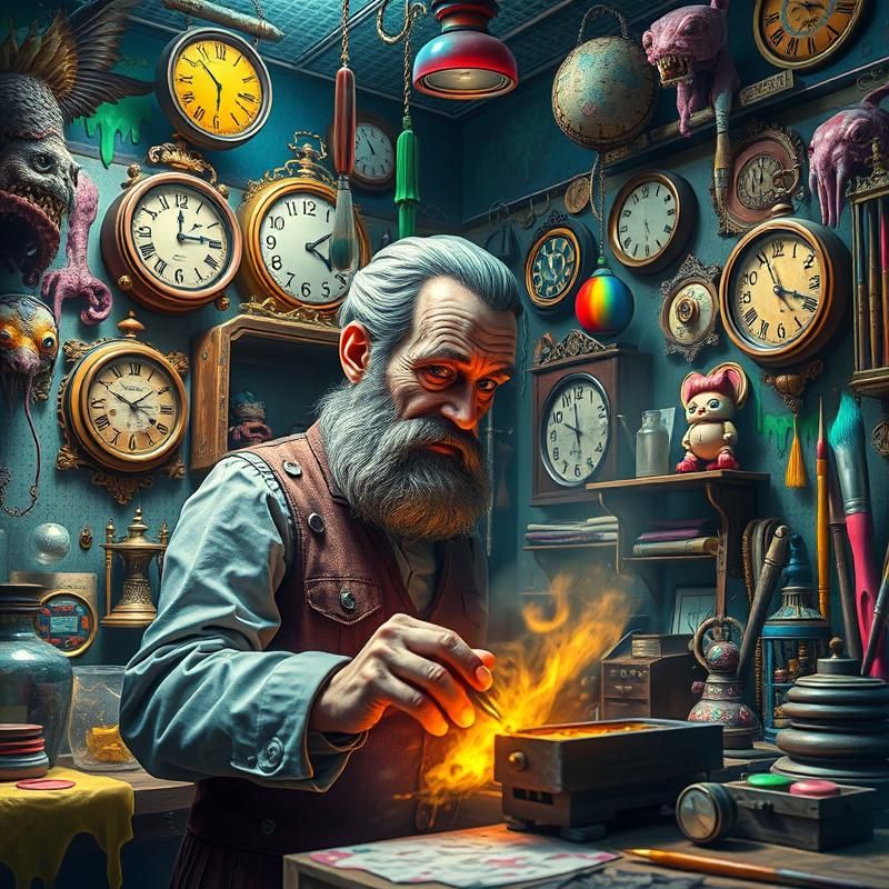 pop surrealism style AI art