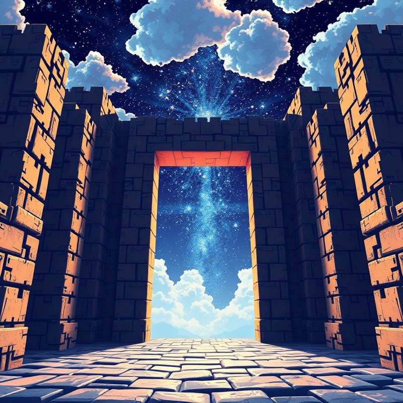 pixel art style AI art