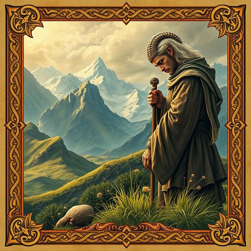 celtic style AI art