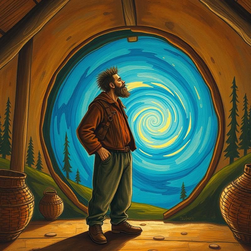 folk art style AI art