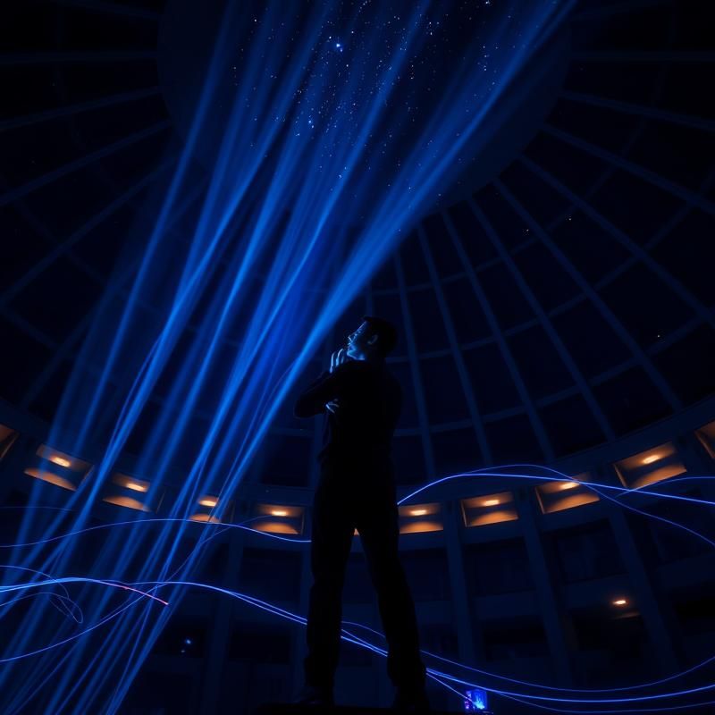 light painting style AI art