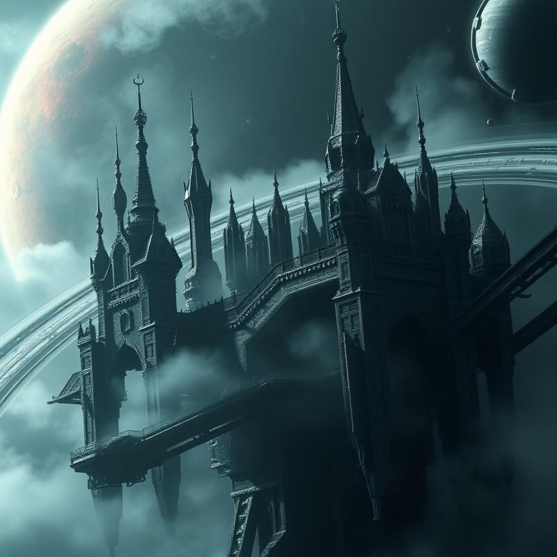 gothic style AI art