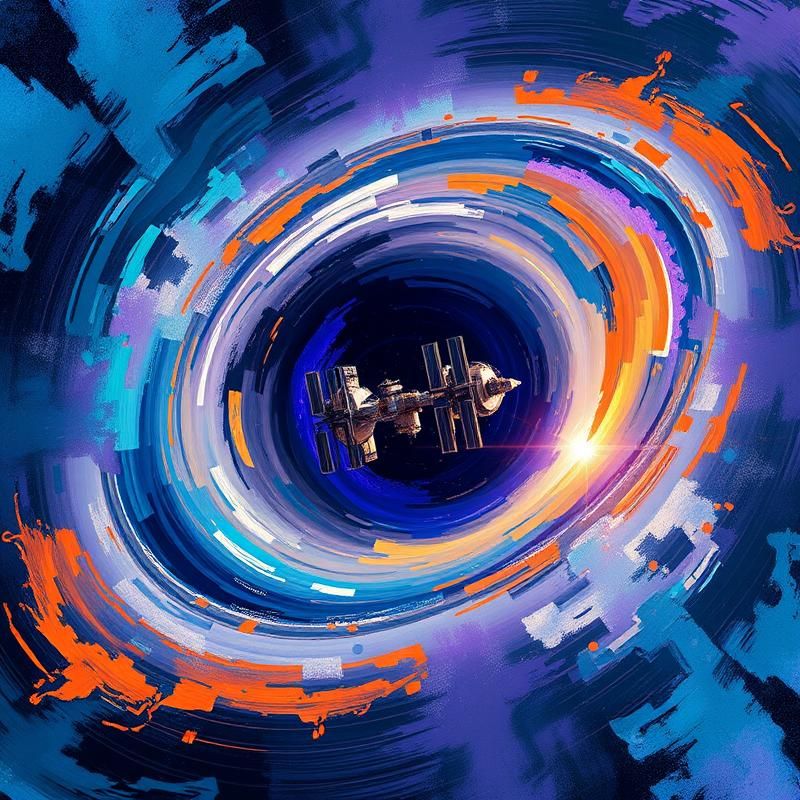 abstract expressionism style AI art
