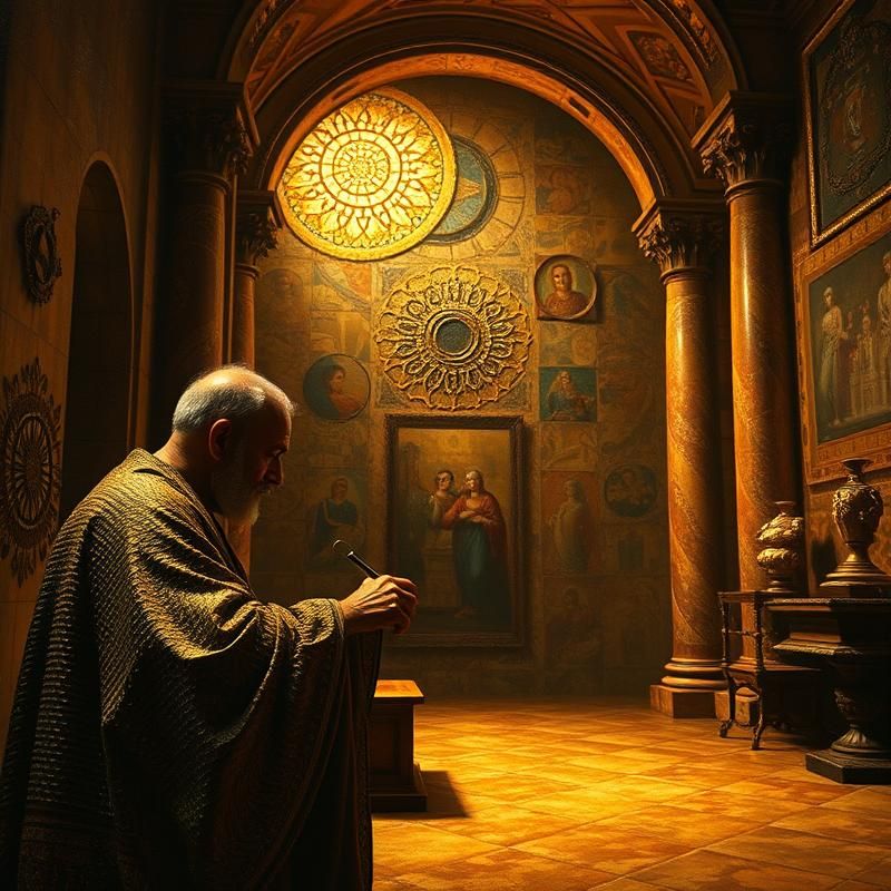 oil painting style AI art