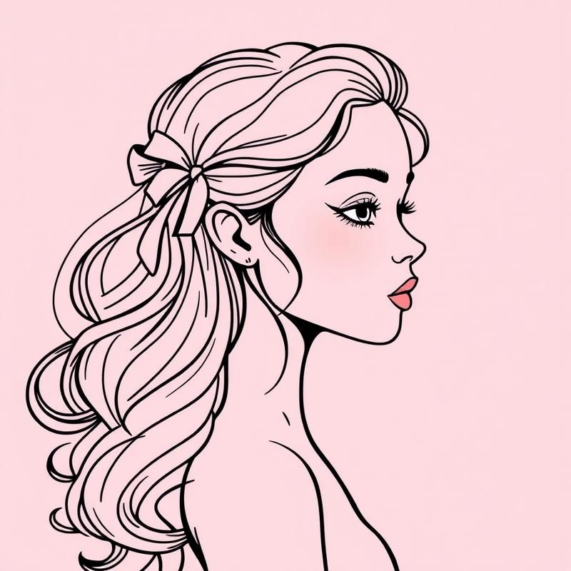 line art style AI art