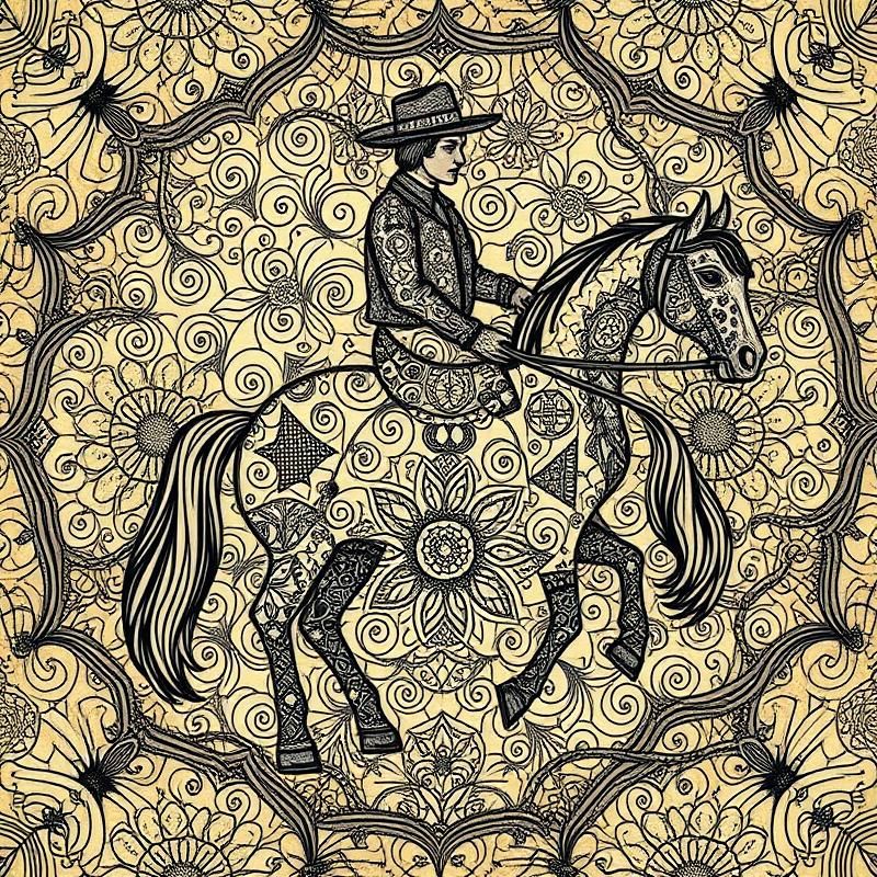 zentangle style AI art