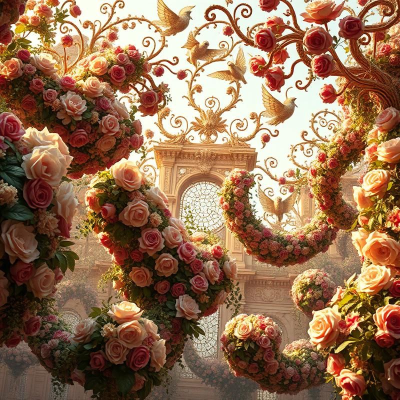 baroque style AI art