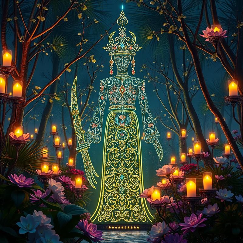 islamic art style AI art
