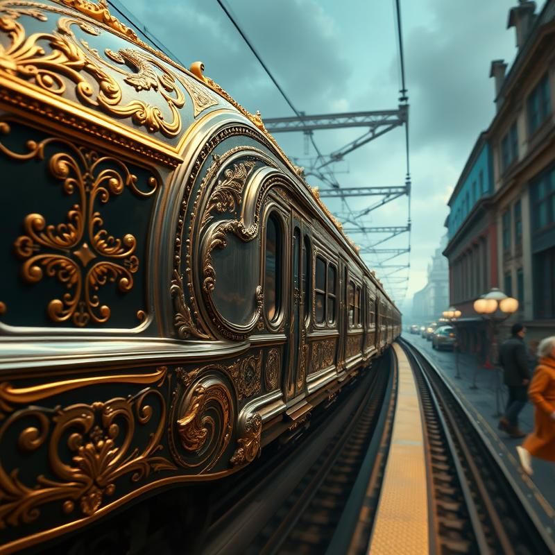 baroque style AI art