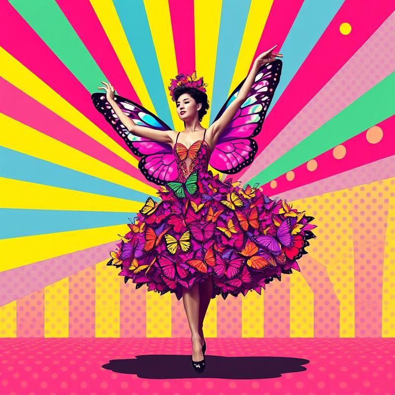pop art style AI art