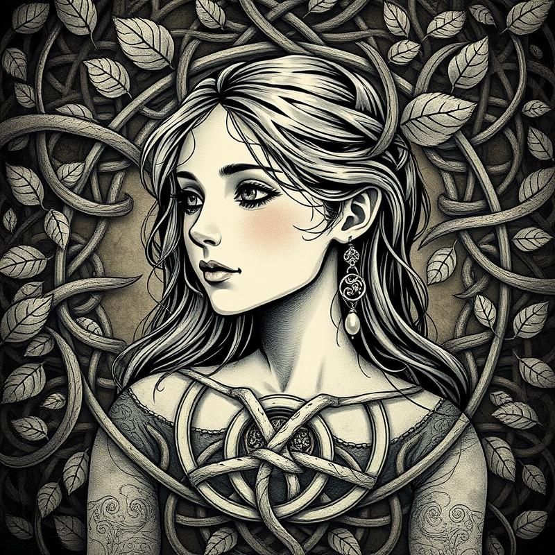 celtic style AI art