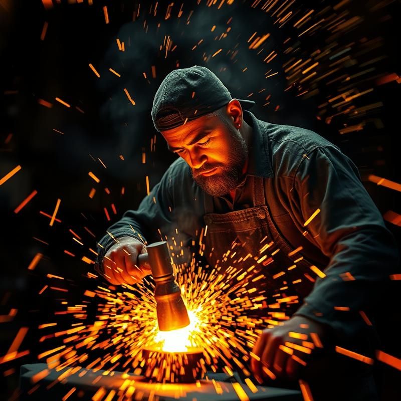 kinetic art style AI art