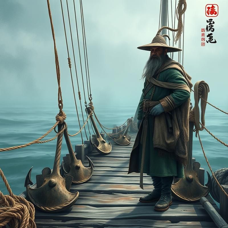 chinese painting style AI art
