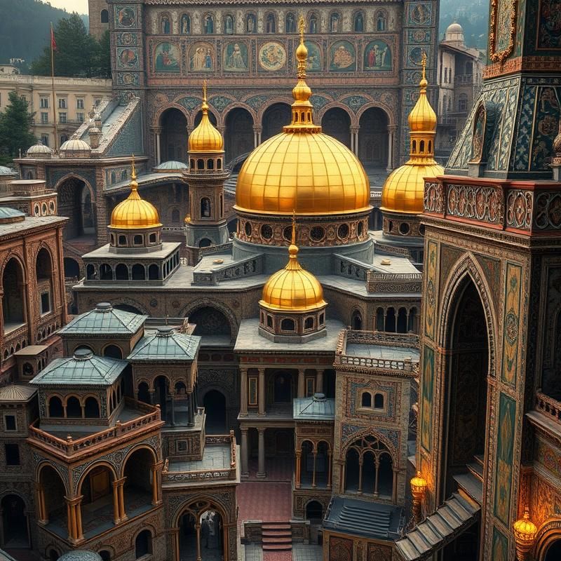 byzantine style AI art