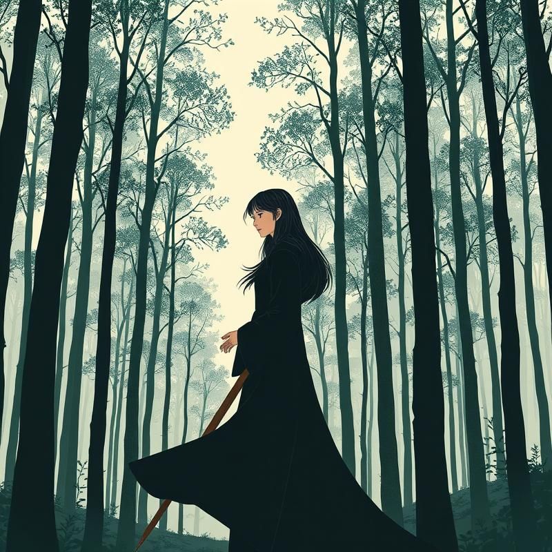 lithograph style AI art