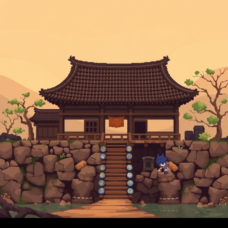 primitive style AI art