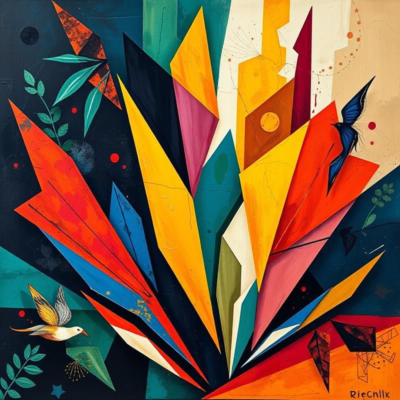 suprematist style AI art