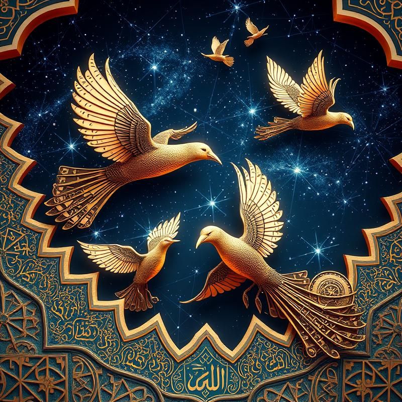 islamic art style AI art