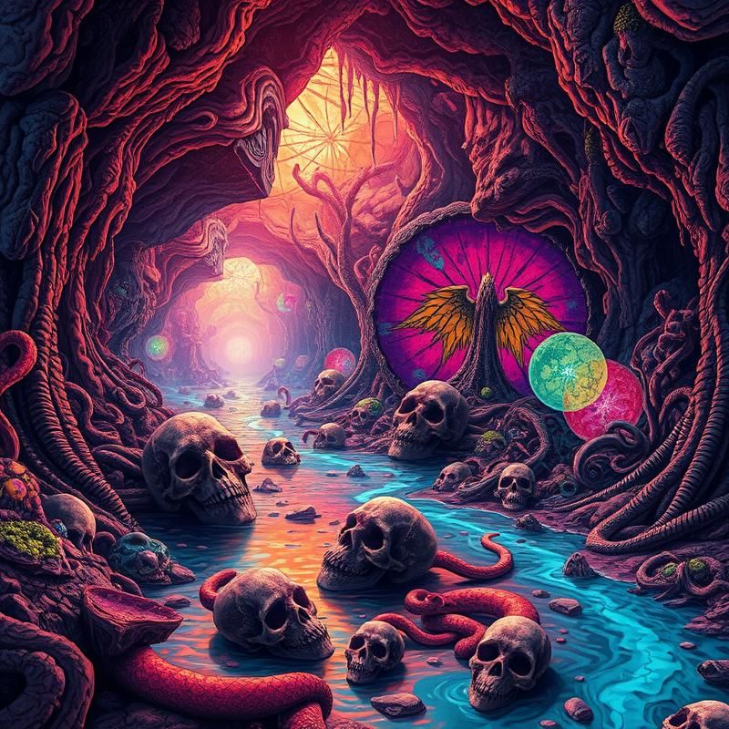 lowbrow art style AI art