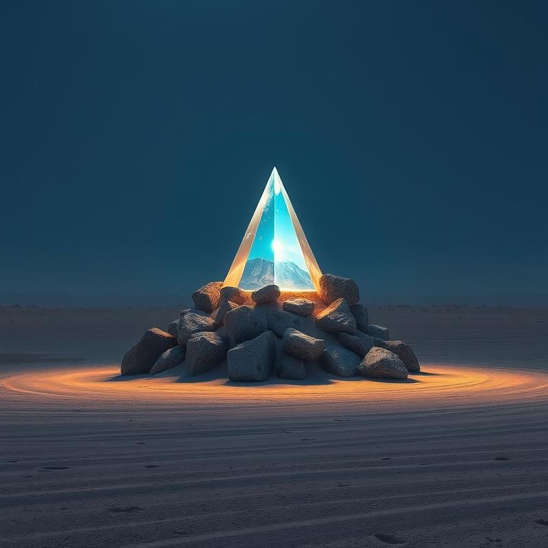 land art style AI art