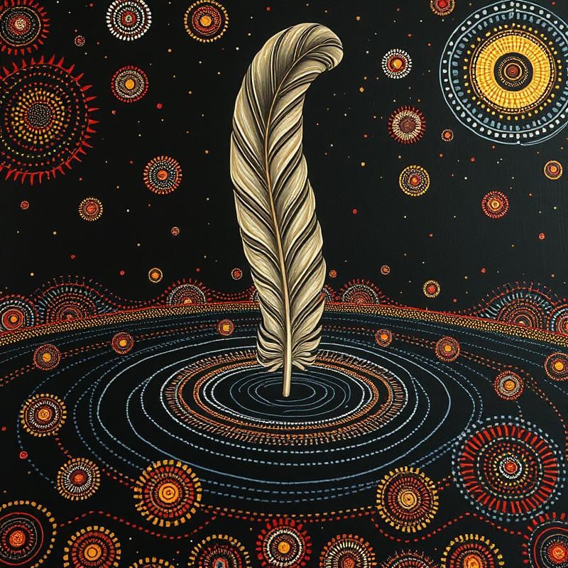 aboriginal art style AI art