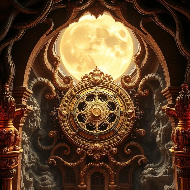 baroque style AI art