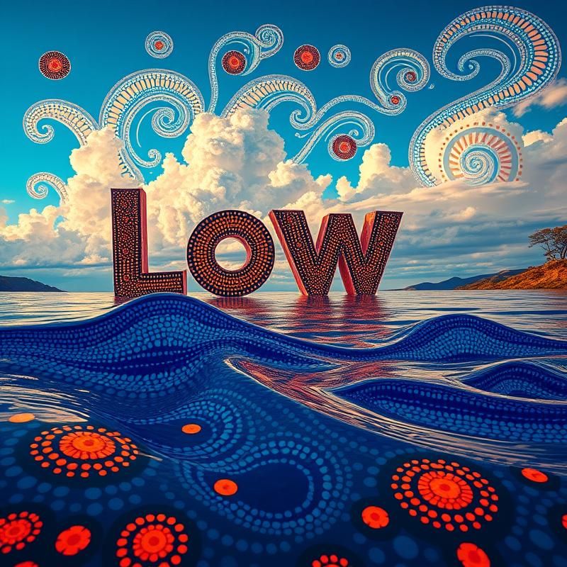 aboriginal art style AI art