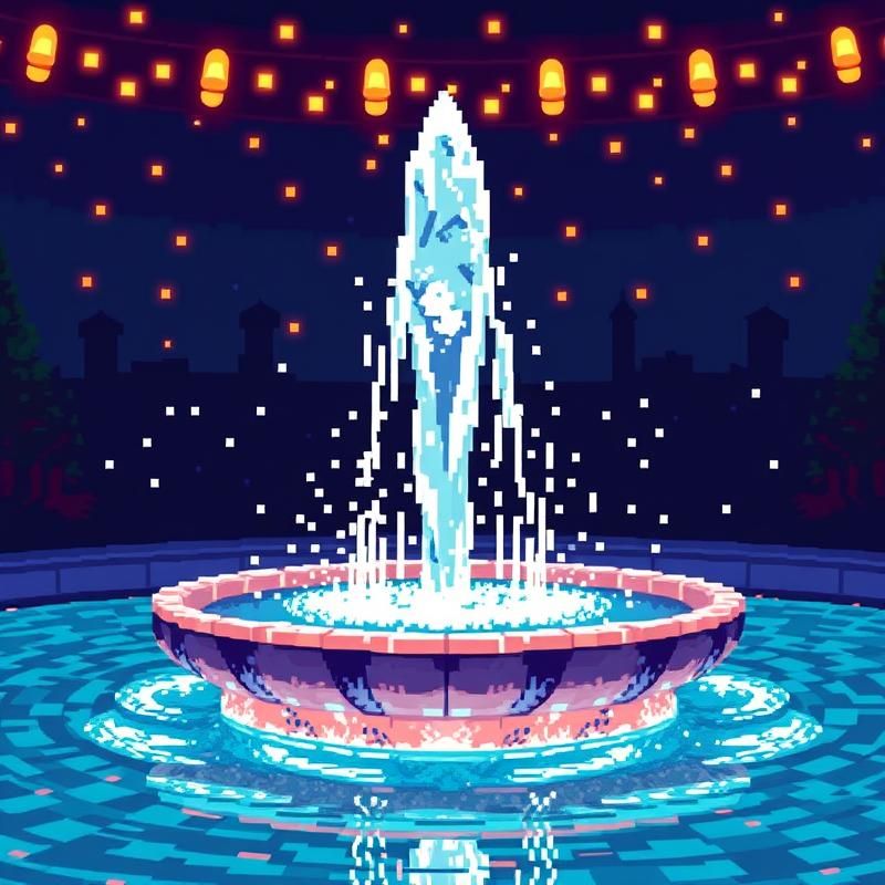 pixel art style AI art