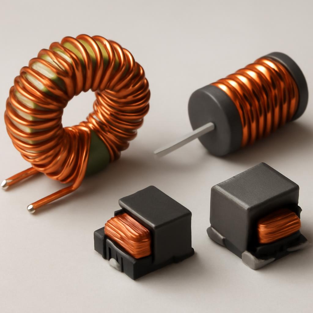 Разнообразные катушки индуктивности: тороидальные, стержневые и SMD-компоненты
