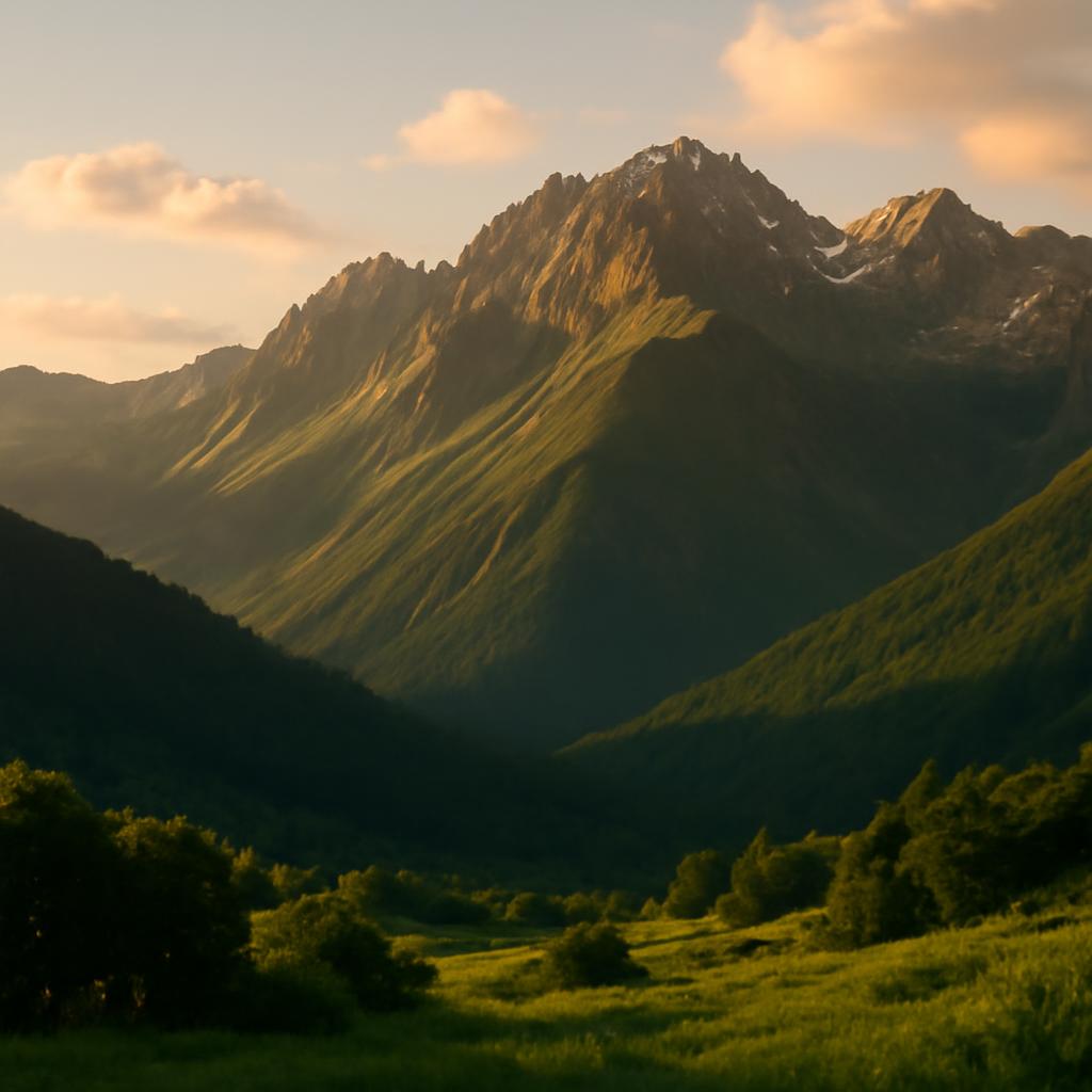 Горы Архыза в летний сезон