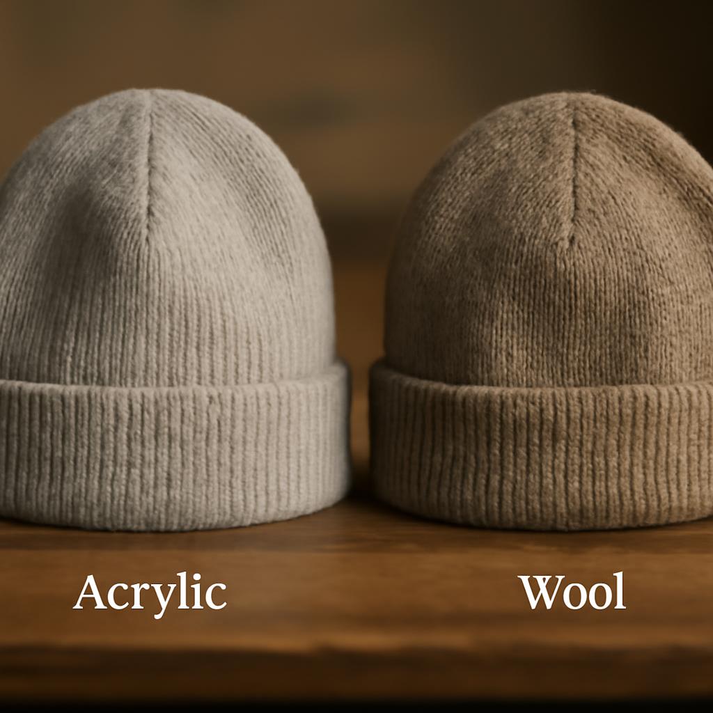 Сравнение материалов для оптовых шапок