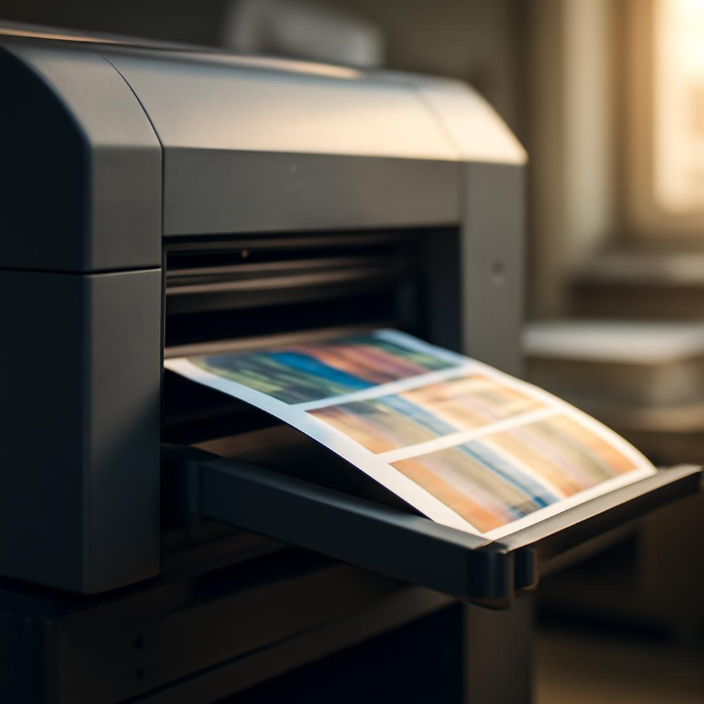 Цифровая печатная машина в работе