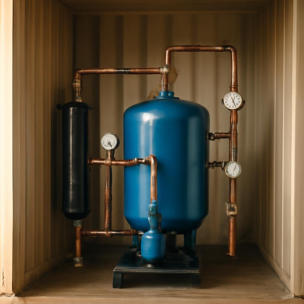 Схема амортизационной группы в блок-контейнере