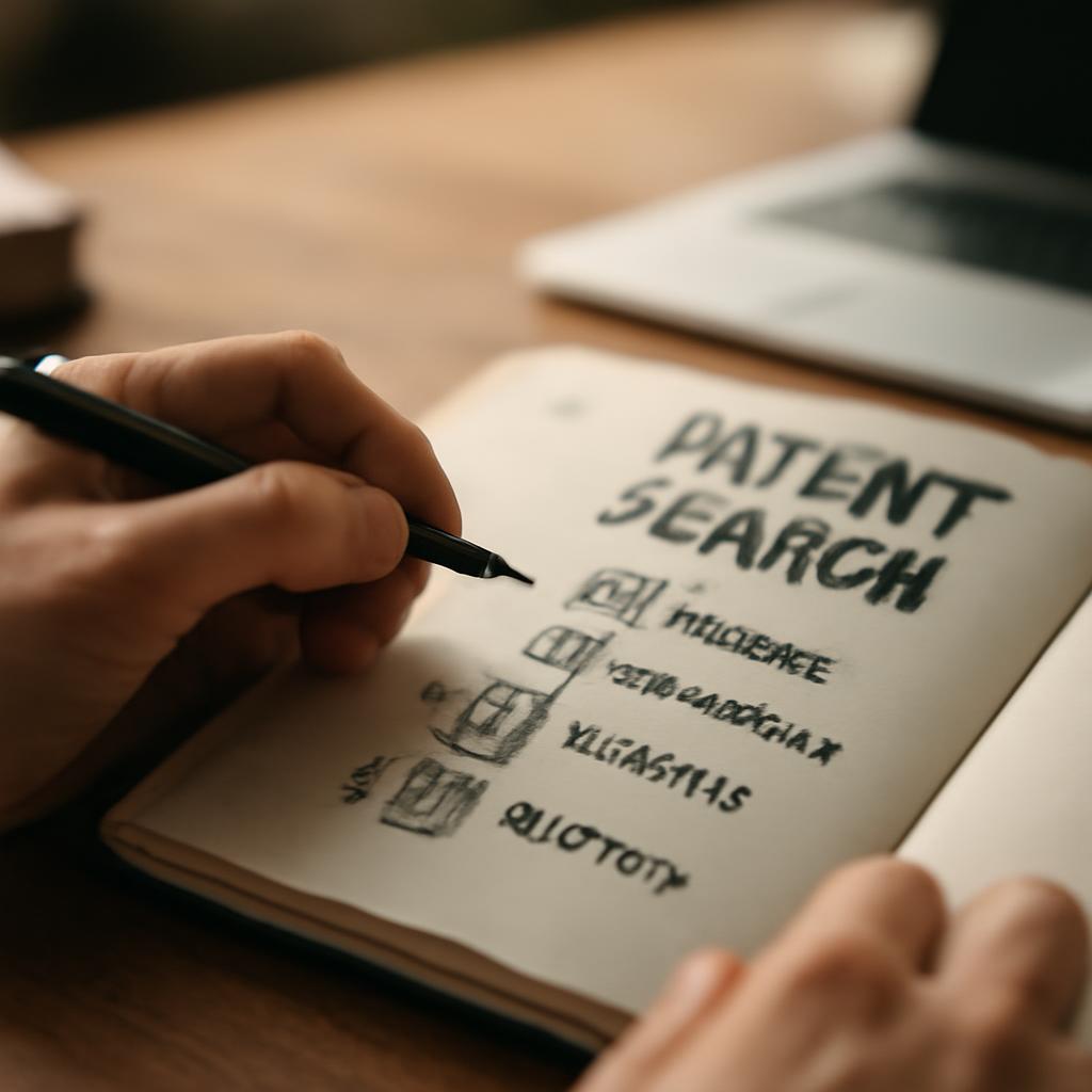 Этапы патентного поиска с визуализацией