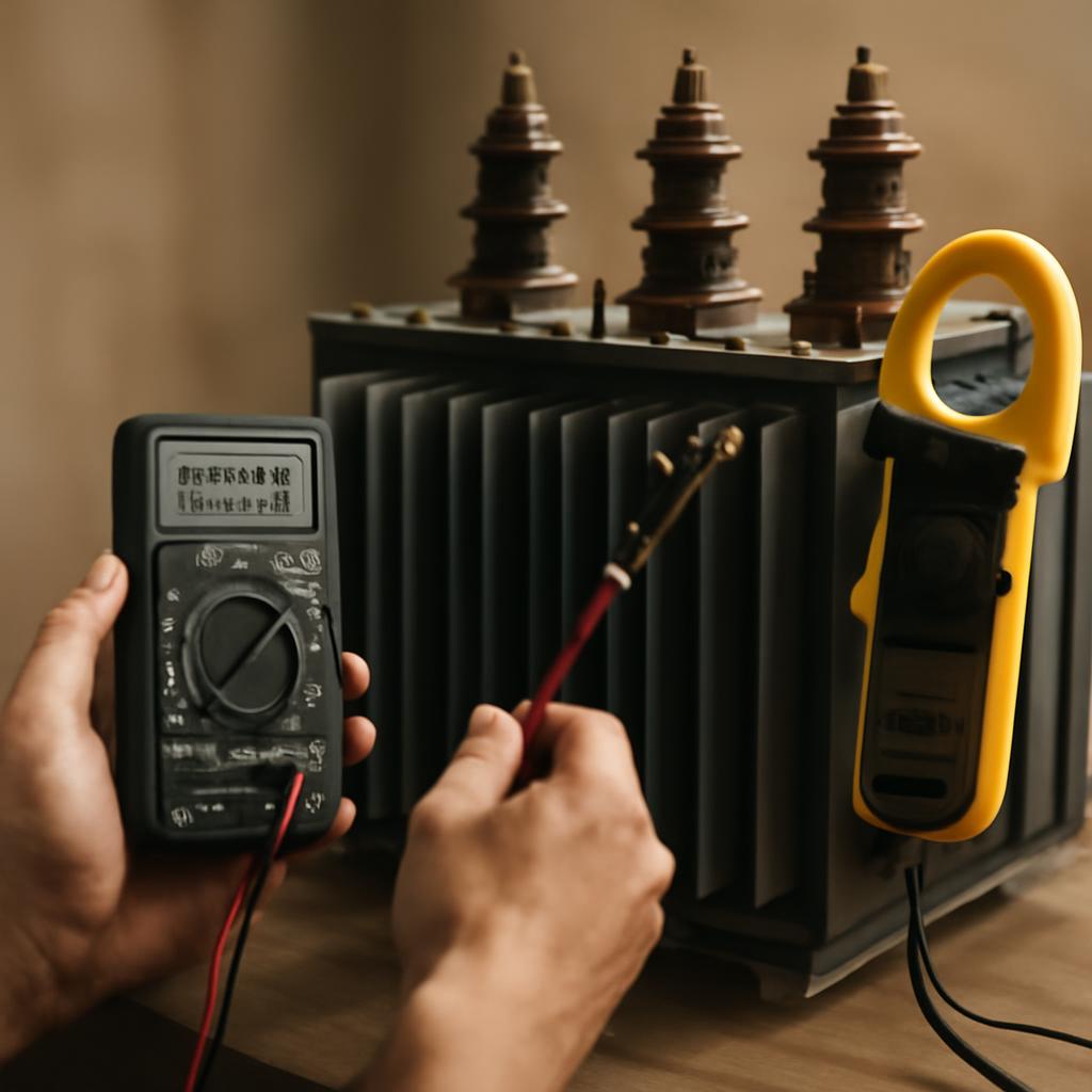 Измерение параметров трансформатора с помощью приборов