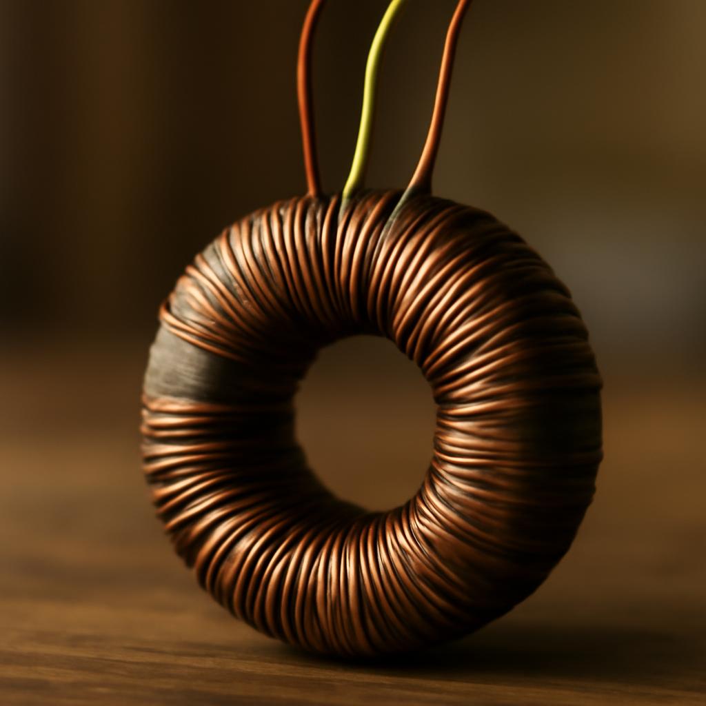 Схема тороидального трансформатора с кольцевым сердечником