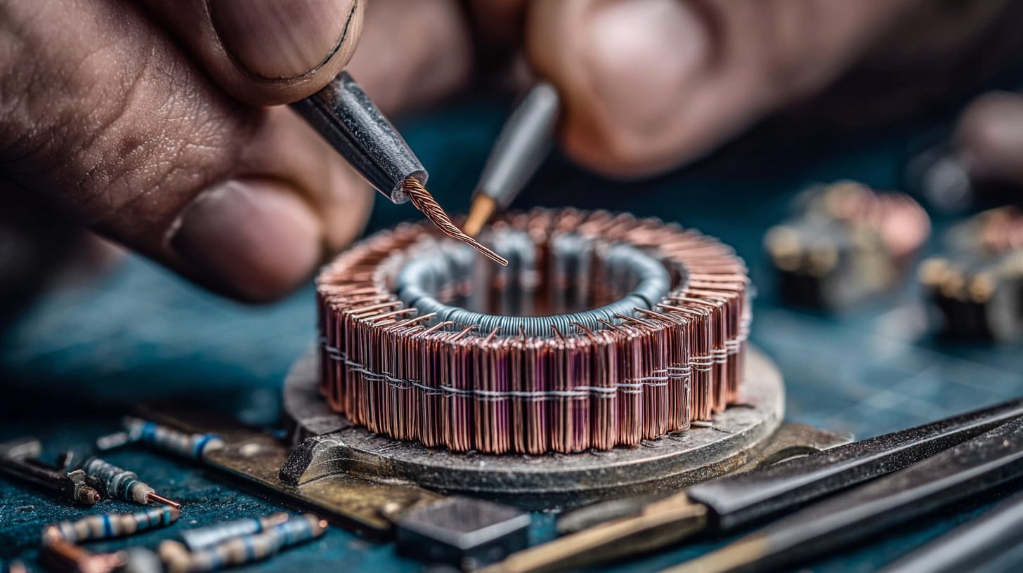 Сборка ферритового сердечника с внедренным немагнитным зазором