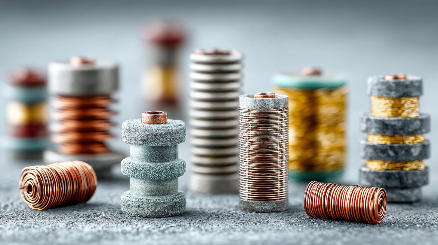 Различные типы дросселей с разными сердечниками