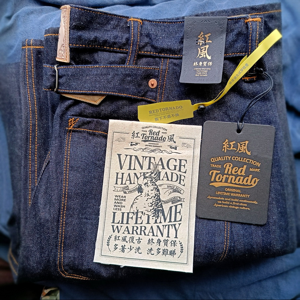 Red Tornado selvedge jeans. C подворотом? Без? 