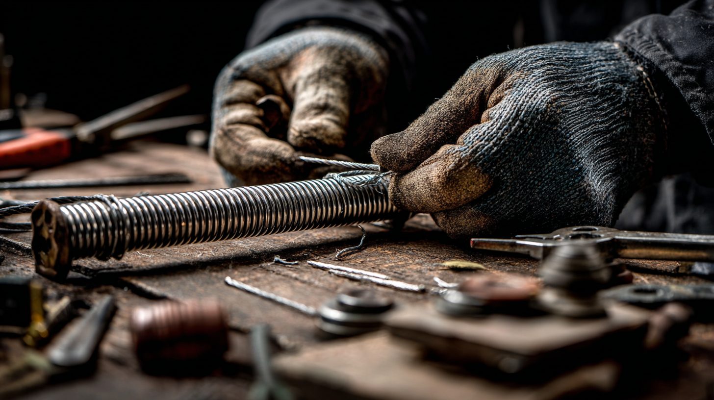 Ремонт механизма подъема рольставней: замена троса и регулировка пружины