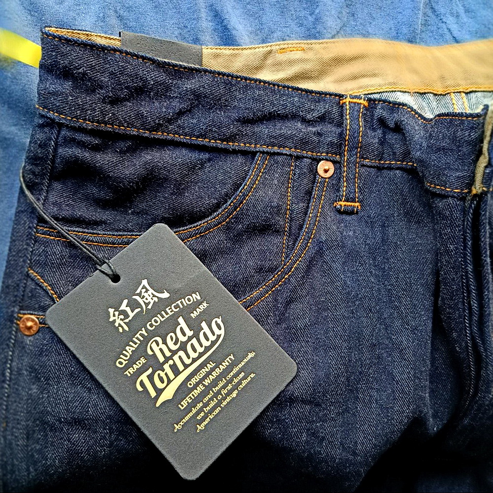 Red Tornado selvedge jeans. C подворотом? Без? 