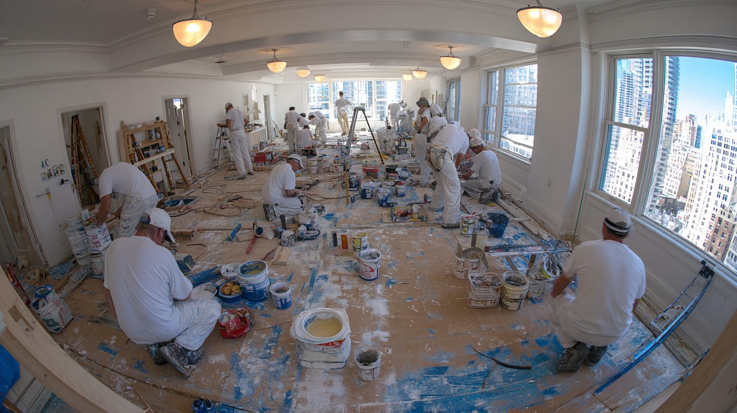 Процесс ремонта квартиры под ключ с командой специалистов