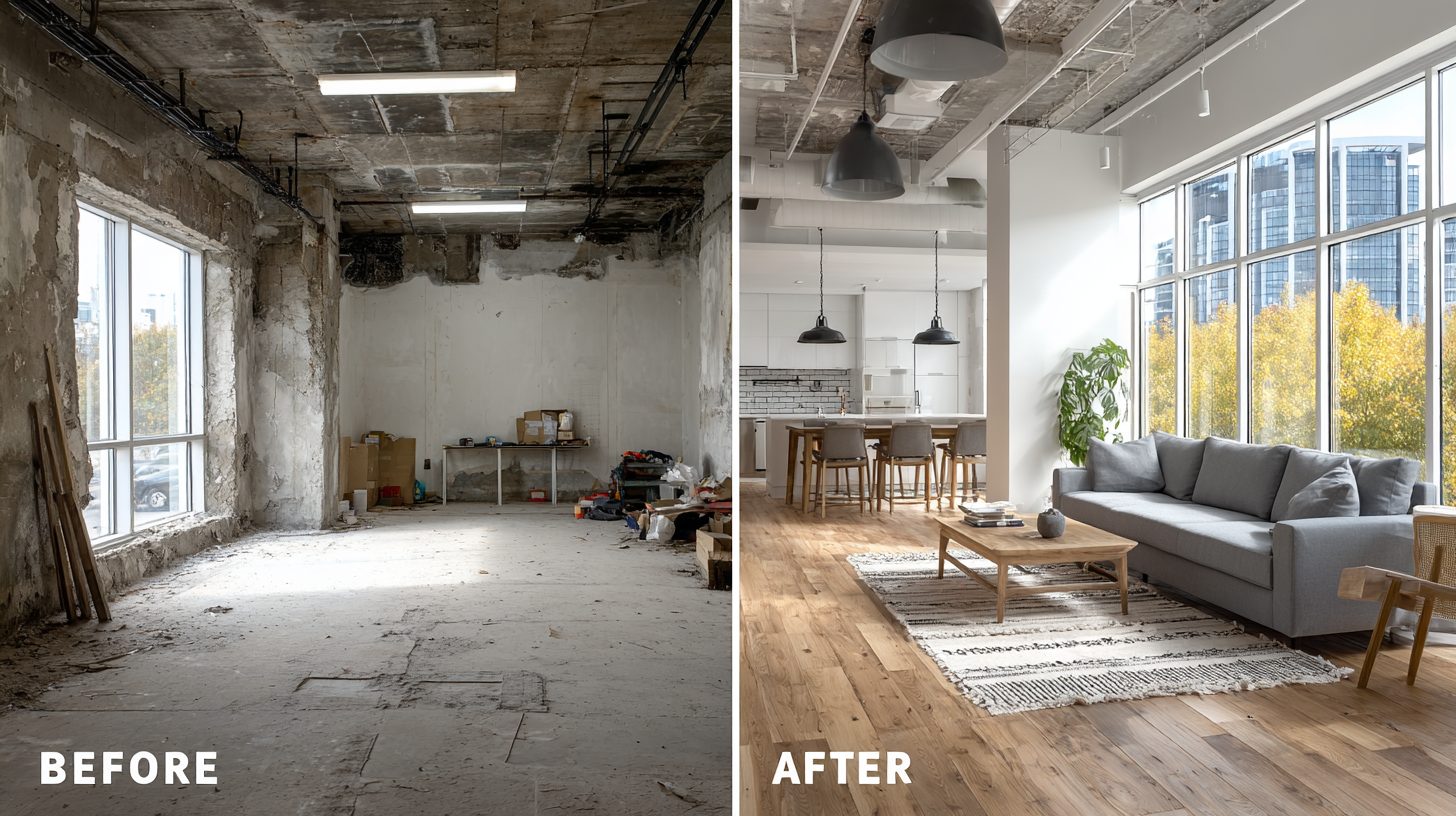 Квартира в новостройке Мытищ до и после ремонта