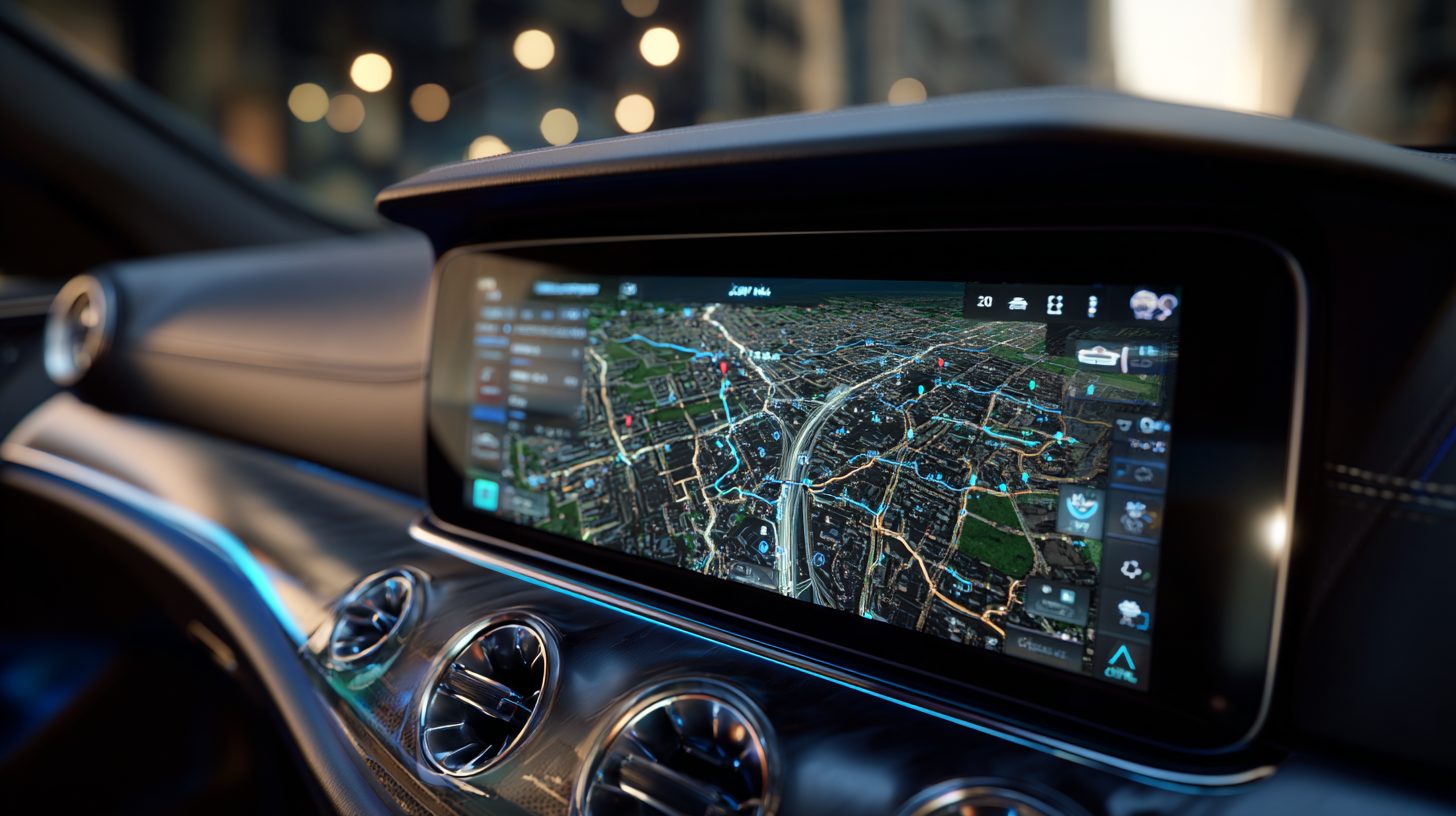Навигационный дисплей в автомобиле с видеоинтеграцией